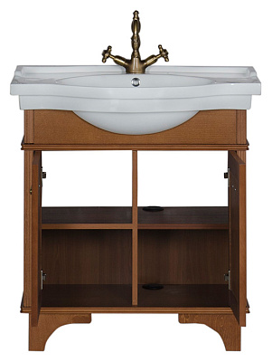 Тумба с раковиной Aquanet Николь 80