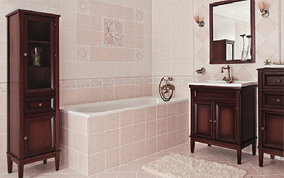 Шкаф-пенал Caprigo Джардин ONTANO R