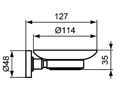 Мыльница Ideal Standard Iom A9123AA