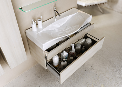 Раковина мебельная Aqwella 5 stars Бергамо 100