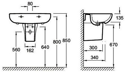 Раковина Jacob Delafon Odeon Up E4743 полувстраиваемая