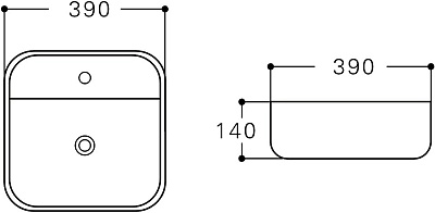 Раковина Aquanet City 2-MB