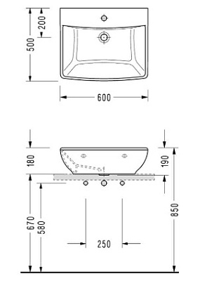 Раковина Serel 2045