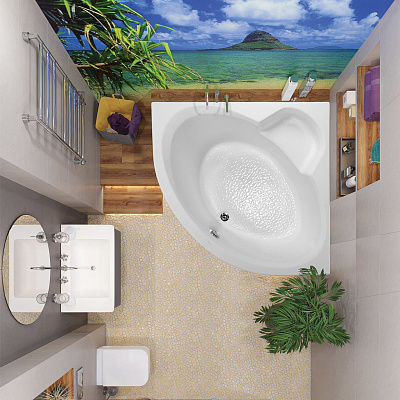 Акриловая ванна VAGNERPLAST Mini Catalina 125x125