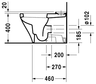 Унитаз-компакт Duravit DuraStyle 215509