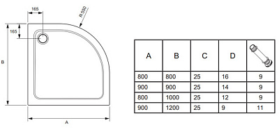 Поддон для душа Jacob Delafon FLIGHT E62444