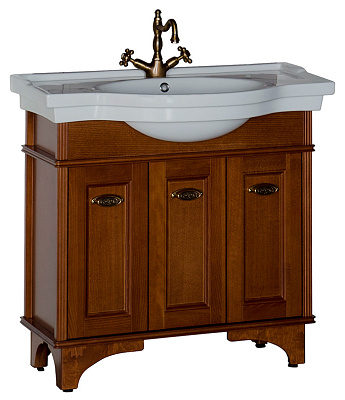 Тумба с раковиной Aquanet Николь 90