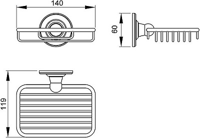 Мыльница Timo Nelson 160023/02 антик