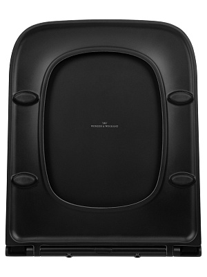 Сиденье для унитаза WONZON & WOGHAND, Черный матовый WW-S2216-MB
