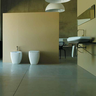 Унитаз приставной Disegno Ceramica Fluid 580-P