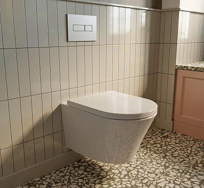 Подвесной унитаз Lavinia Boho Biore Compacto Rimless 330402CR