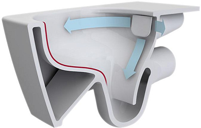 Унитаз напольный VitrA Sento open back 9830B003-7204