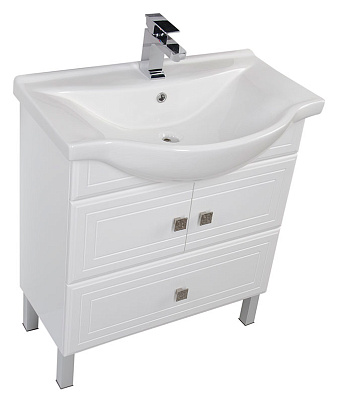 Тумба с раковиной Aquanet Стайл 75 с нижним ящиком