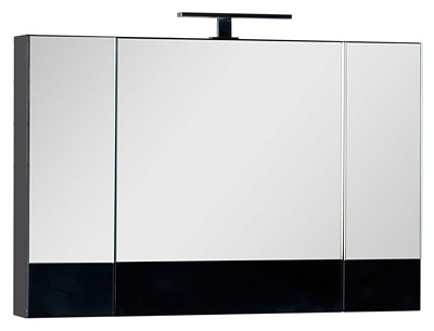 Зеркало-шкаф Aquanet Нота 100 камерино черный
