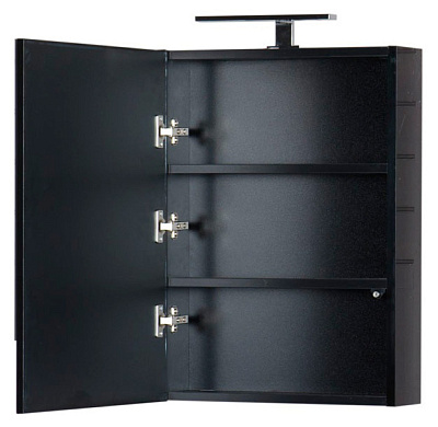 Зеркало-шкаф Aquanet Нота 58 камерино черный