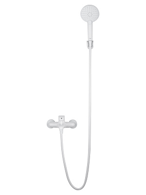 Смеситель для ванны с душем WONZON & WOGHAND ALFA, Белый матовый WW-AE3204-MW