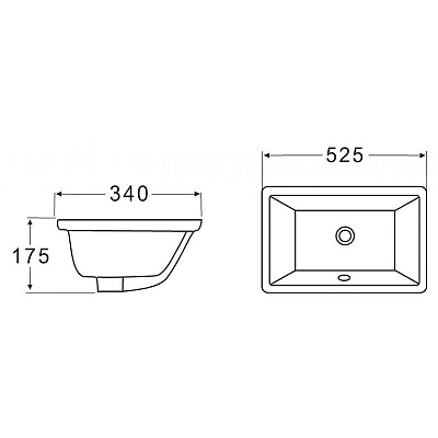 Раковина BelBagno BB1009 встраиваемая