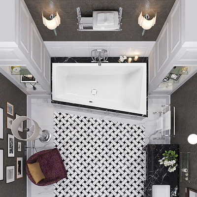 Акриловая ванна VAGNERPLAST Cavallo (R)