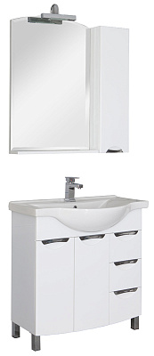 Тумба с раковиной Aquanet Асти 85