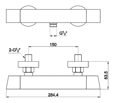 Смеситель Timo Tetra 0177Y для душа