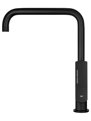 Смеситель для кухни WONZON & WOGHAND, Черный матовый WW-L1006-MB