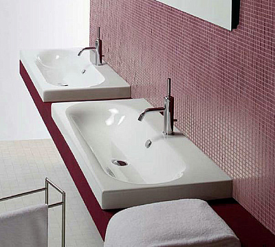 Раковина Hatria Daytime (110 см) одно отверстие