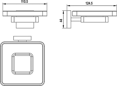 Мыльница Timo Selene 10022/00 хром
