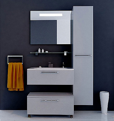 Тумба De Aqua Квадро 90 подкатная