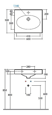 Раковина Globo Bowl BP060.BI
