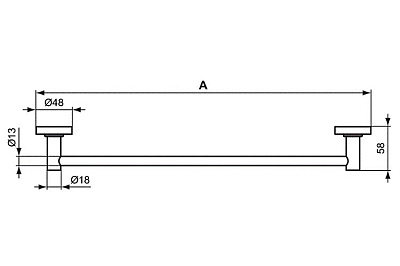 Полотенцедержатель Ideal Standard IOM A9118AA