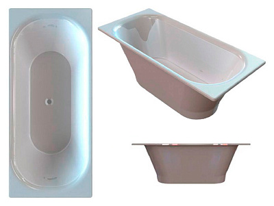 Ванна из литьевого мрамора Romance Collection Ambra 157x70