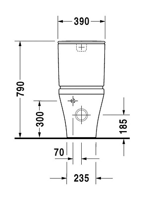 Бачок для унитаза Duravit DuraStyle 0935100005