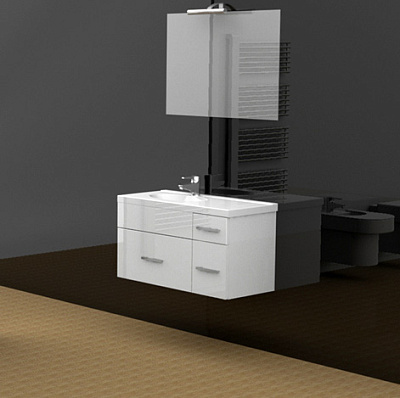 Тумба с раковиной Aquanet Данте 60