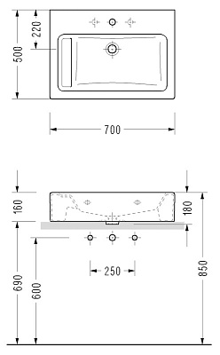 Раковина Serel 2027