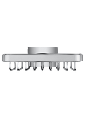 Мыльница с держателем WONZON & WOGHAND FLAT, Хром WW-9724