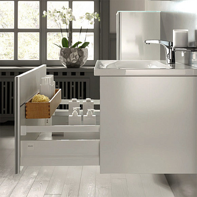 Тумба с раковиной Keuco Royal Reflex трюфель 100 см