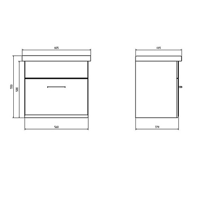 Тумба под раковину ASB-Mebel Анкона 60