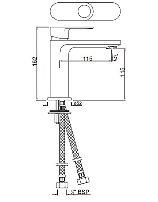 Смеситель для раковины Jaquar Ornamix-Prime ORP-CHR-10011BPM