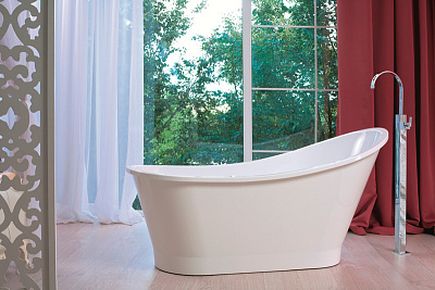 Ванна из литьевого мрамора Romance Collection Aurora 159x73 R