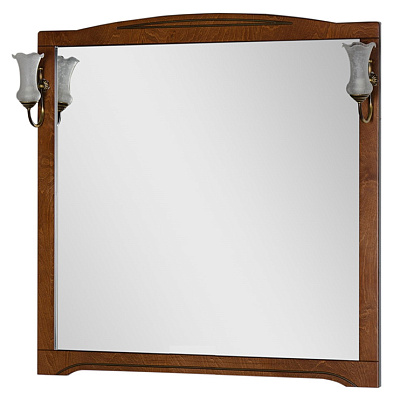 Зеркало Aquanet Луис 110 NEW темный орех