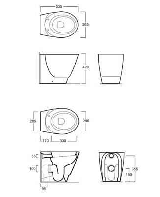 Крышка-сиденье Simas Bohemien BO 002