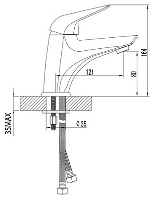 Смеситель Lemark Poseidon LM4206C для раковины
