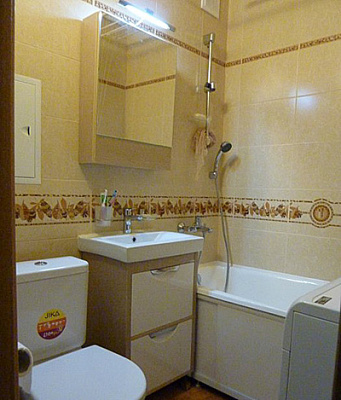 Тумба с раковиной Aquanet Гретта 50 светлый дуб