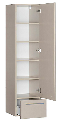 Шкаф-пенал Aquanet Нота светлый дуб