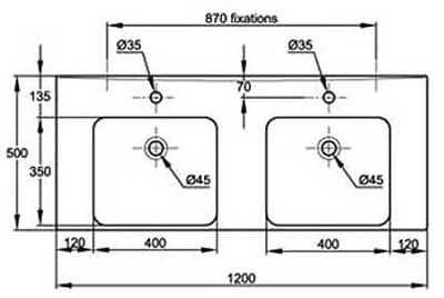 Раковина Jacob Delafon Odeon Up E4730
