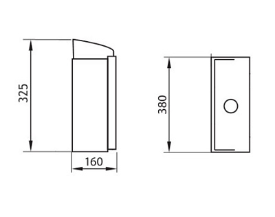 Бачок для унитаза Cezares Laredo