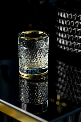 Стакан настольный Boheme AURA Gold 10252-G