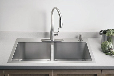 Смеситель Jacob Delafon Simplice 596D-CP для кухонной мойки