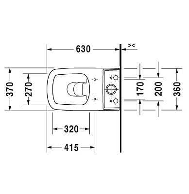 Крышка-сиденье Duravit DuraStyle 0063710000