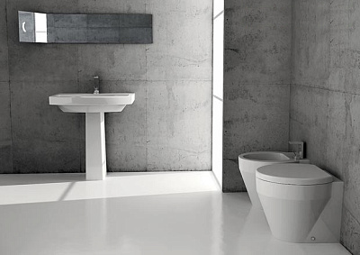 Унитаз приставной GSI Losanga 751411 белый